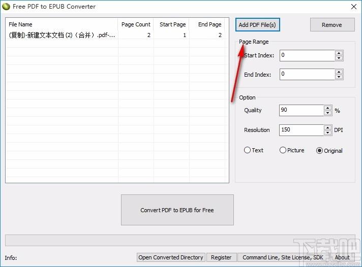 Free PDF To EPUB Converter,PDF到EPUB,PDF转换