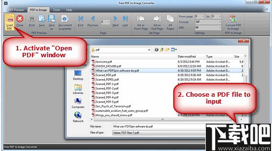 Free PDF to Image Converter下载,PDF转换,格式转换