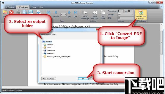 Free PDF to Image Converter下载,PDF转换,格式转换
