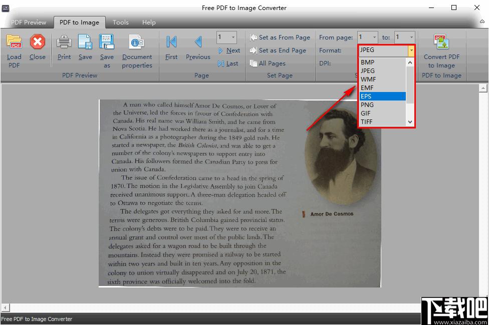 Free PDF to Image Converter下载,PDF转换,格式转换